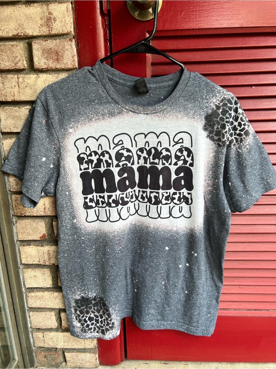 Gildan Tops - Gildan Softstyle Mama Medium Grey Spotted Short Sleeve T Shirt
